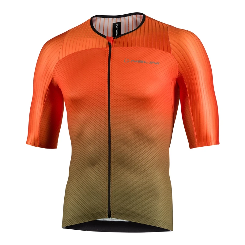NALINI 03114201100C000.10 New Ergo FIT J Men's T-Shirt Orange/Green L