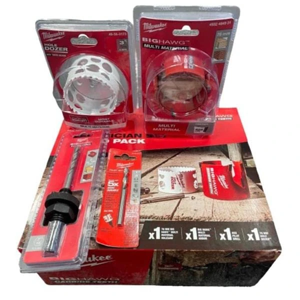 Milwaukee 4932479803 Holesaw and Arbour Set