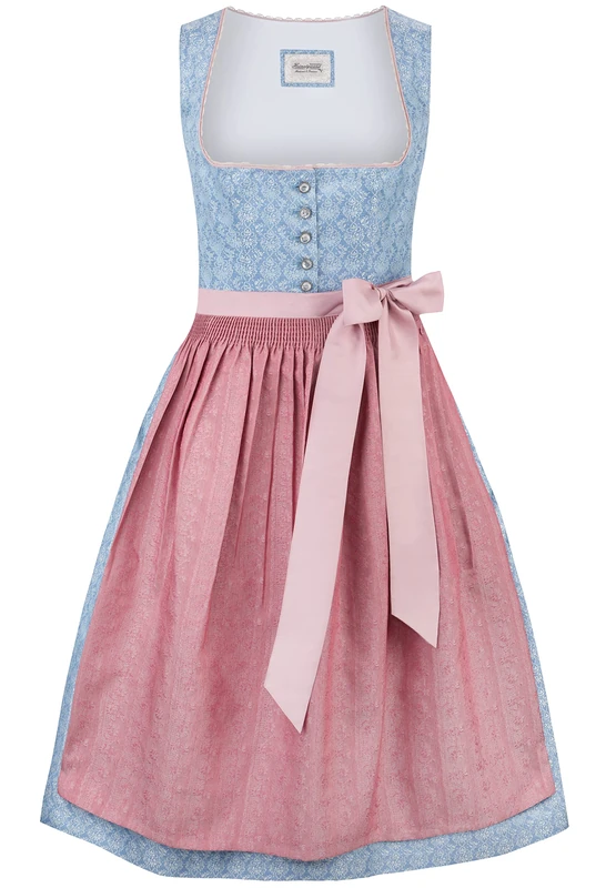 Stockerpoint Women's Dirndl Zora Dress, lightblue, 20 - Image 1