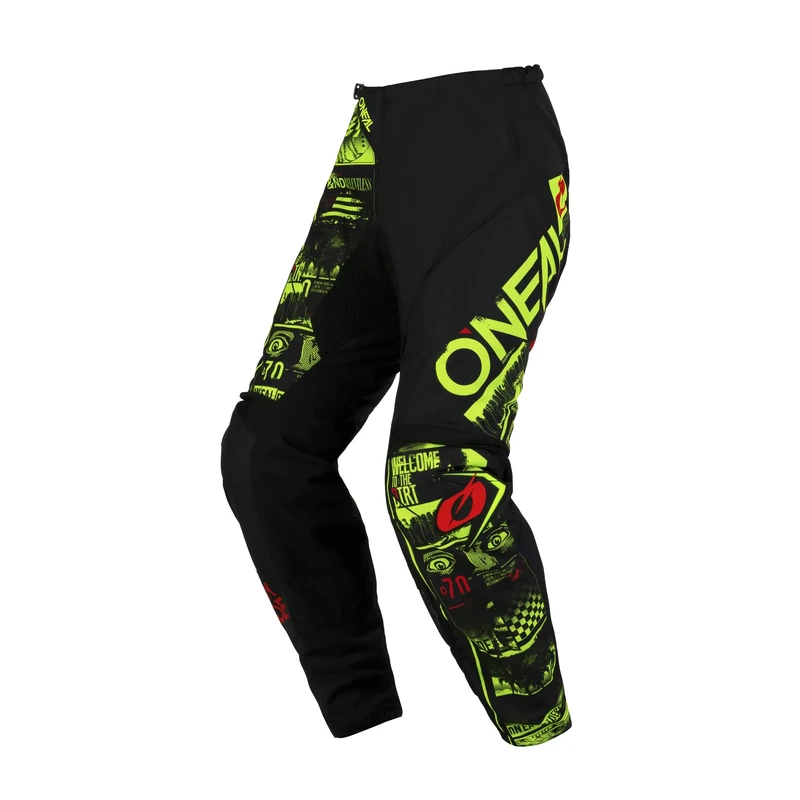 O'NEAL Men's Element Pants Attack V23, Neon/Black, 40
