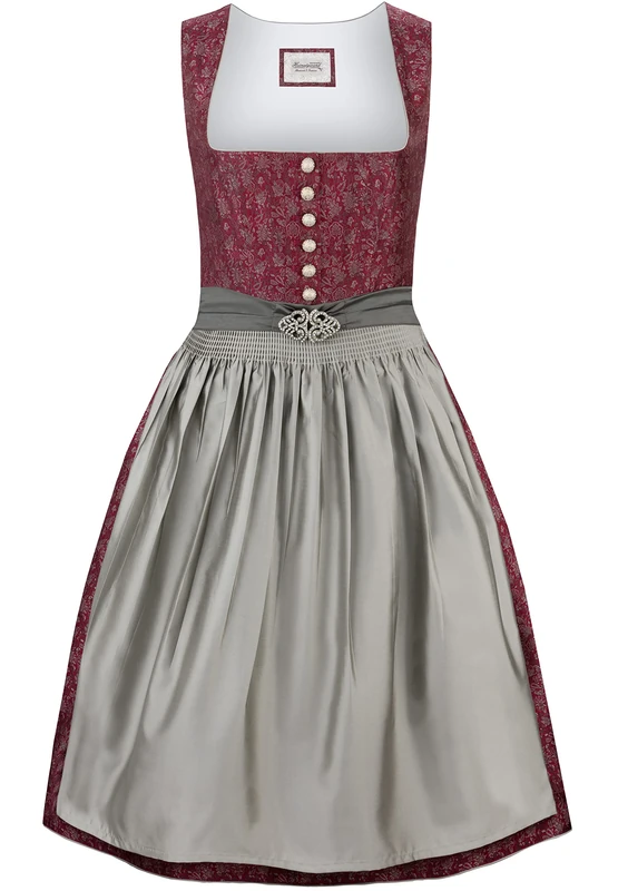 Stockerpoint Leonora Women's Dirndl Dress, Bordeaux, 18