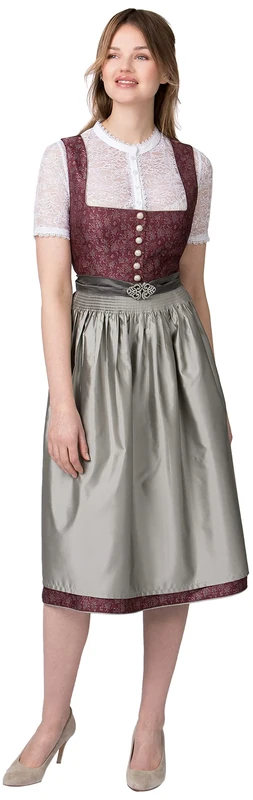 Stockerpoint Leonora Women's Dirndl Dress, Bordeaux, 10