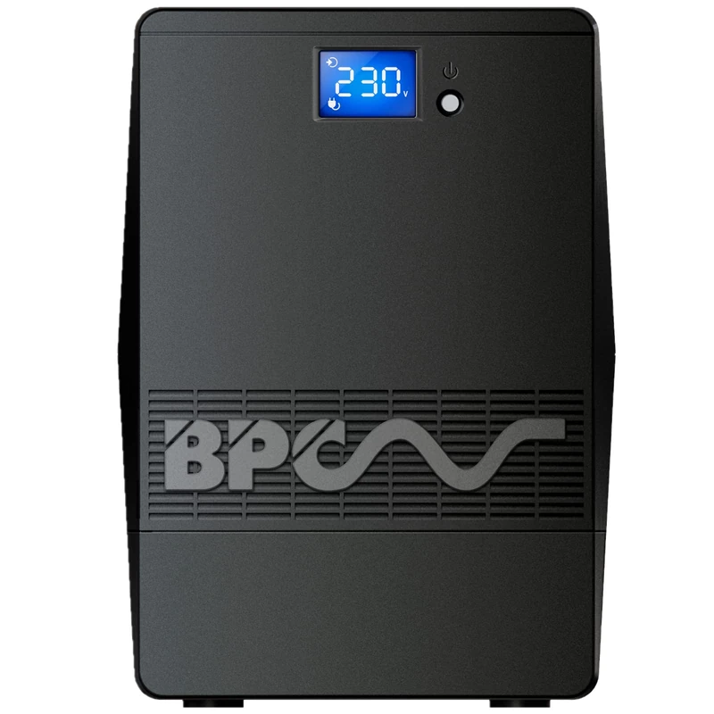 BPC Energy UPS Power Supply UK, Computer Uninterruptible Power Supply Units - 1000VA /600Watts UPS with Battery Backup, 3 IEC Outputs for Surge Protection Ideal for Home or Office, 2 Year Warranty