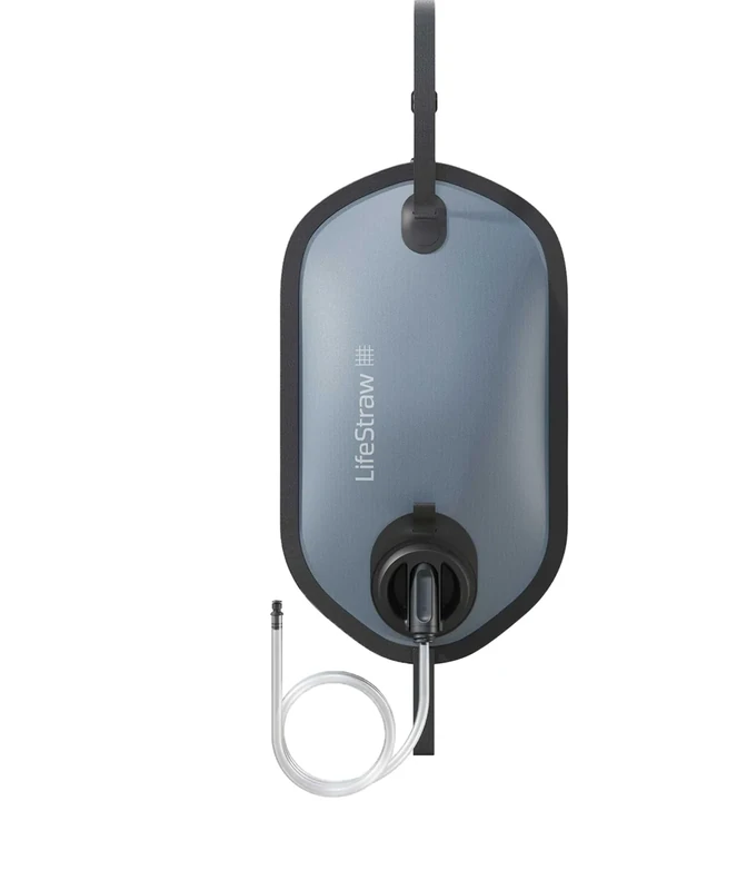 LifeStraw Peak Series - Large Capacity Gravity Water Filtration System - 8L for camping, RVing, Overlanding, Travel and Adventure, Mountain Blue