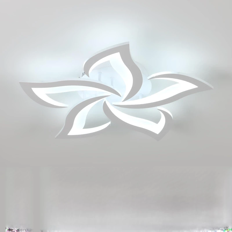 Comely LED Ceiling Light Dimmable, Ceiling Lamp with Remote Control, 40W 4700LM 3000K~6500K Φ60cm, Acrylic Modern Ceiling Light for Bedroom Living Room, Dia60cm