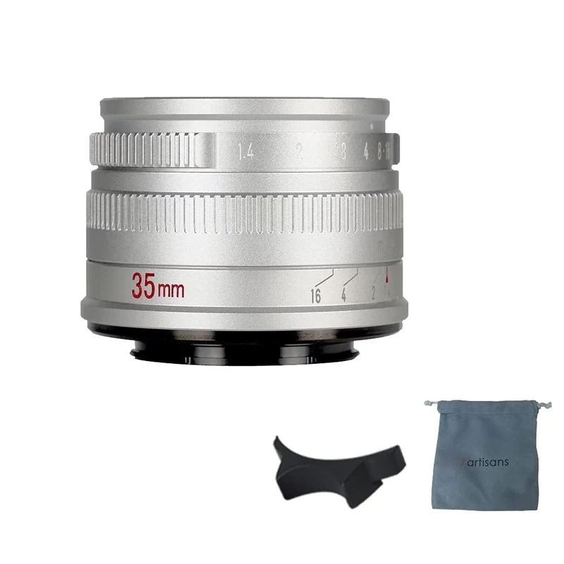7artisans 35mm F1.4 Mark II APS-C Manual Focus Prime Lens Large Aperture Compatible with Olympus and Panasonic M4/3 Mount Cameras