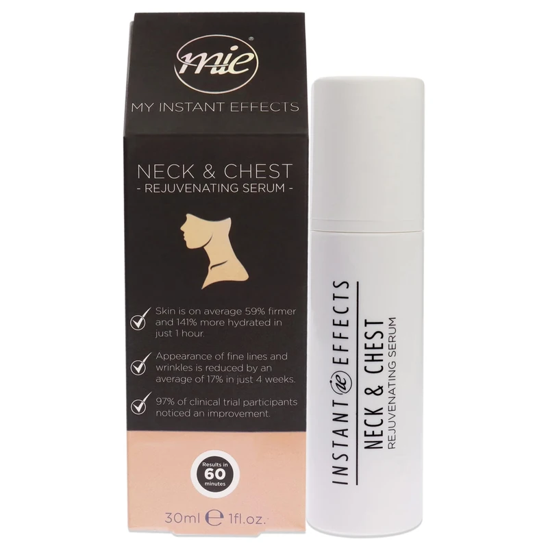 Instant Effects Neck and Chest Rejuvenating Serum for Women 1 oz