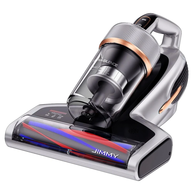 Jimmy BX7 Pro 700W Powerful Dust Mite Vacuum Cleaner with UV-C Light, Dust Mite Sensor, Ultrasonic Function, 16Kpa Suction, for Mattress, Sofa, Bed, Grey