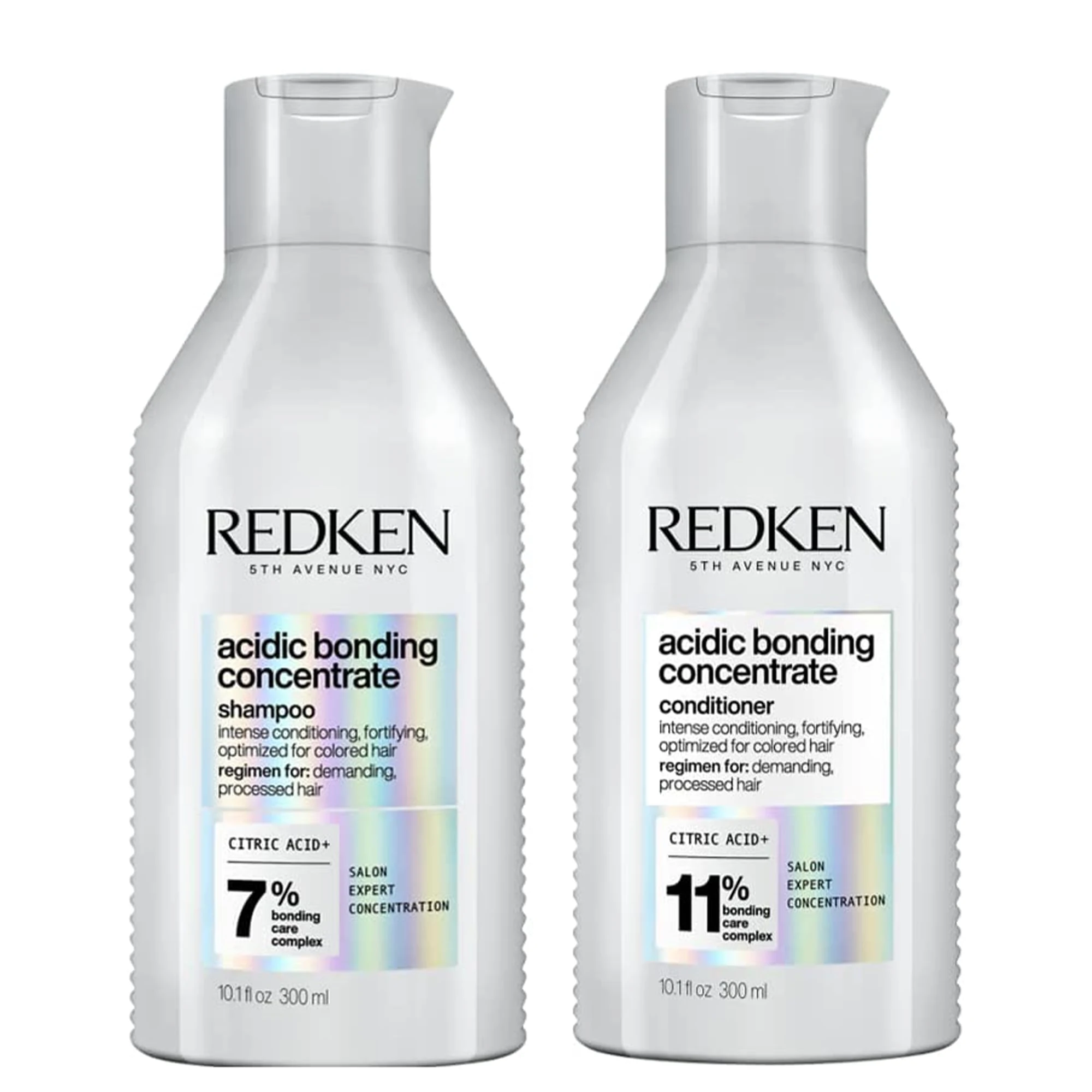Redken Acidic Bonding Concentrate Shampoo 300ml and Conditioner 300ml Duo