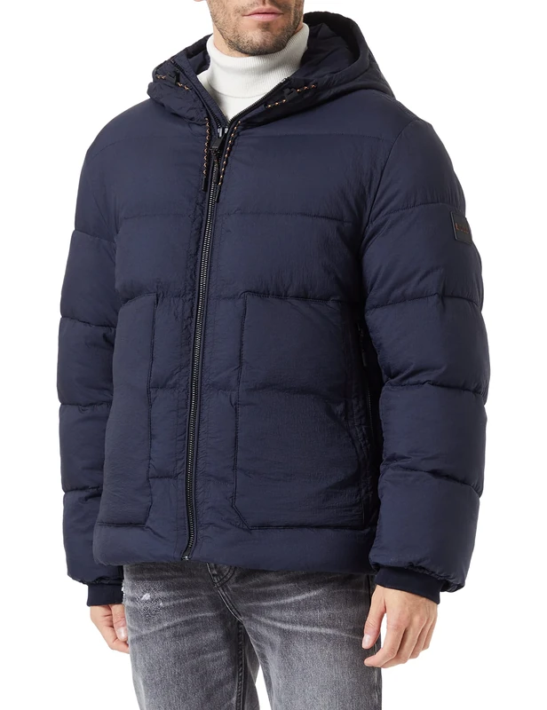 BOSS Men's Otello-d Outerwear, Dark Blue404, 34