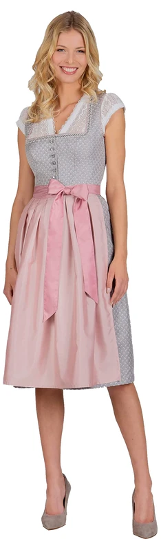 Stockerpoint Women's Valencia Dirndl Dress - Gray, Size 6
