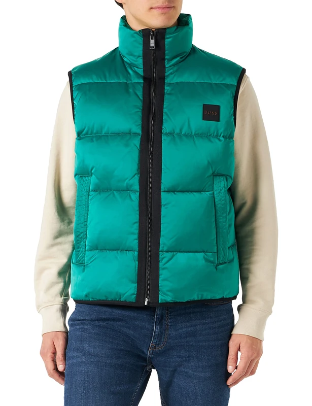 BOSS Men's Oresto Outerwear, Medium Green312, 44