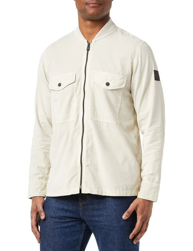 BOSS Men's Lovek Shirts, Open White131, M