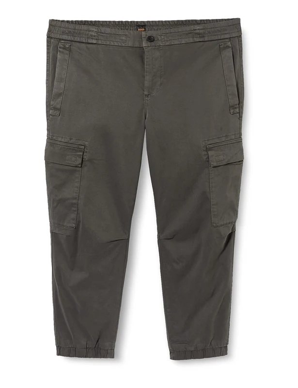 BOSS Men's Sisla-1-Cargo-DS Trousers, Charcoal12, 25