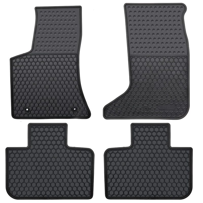 Ucaskin Car Floor Mats Custom Fit for Chrysler 300 AWD/Dodge Charger AWD 2011 2012 2013 2014 2015 2016 2017 2018 2019 2020 2021 2022 Odorless Washable Rubber Heavy Duty All Weather Floor Liner