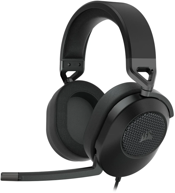 CORSAIR HS65 SURROUND Multiplatform Wired Gaming Headset - Dolby 7.1 Surround Sound - SonarWorks SoundID - iCUE Compatible - PC, Mac, PS5, PS4, Xbox, Nintendo Switch, Mobile - Carbon
