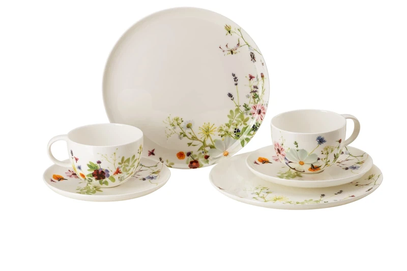 Set of 6 / Combi/Cp Grand Air Multi-Piece Dinnerware Set, Plates Set CM