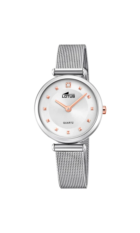 Lotus 18793/1 Ladies Stainless Steel Watch with Steel Mesh Bracelet
