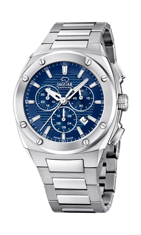 JAGUAR Men's Watch J805/B Executive Stainless Steel Case 316L Silver Plated 316L Stainless Steel Strap Silver