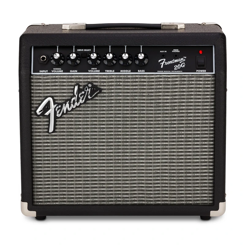 Fender Frontman 20G Guitar Amplifier, 20W, with Classic Fender Styling and Headphone Jack for Silent Practice