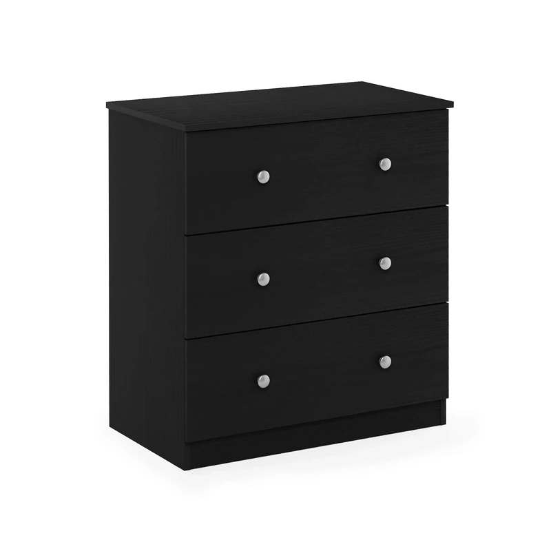 Furinno 3-Drawer Dresser, Americano