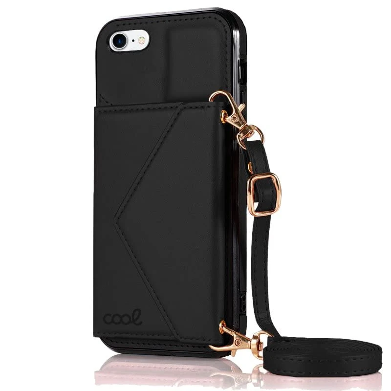 Cool Case for iPhone 7/8 / SE (2020) / SE (2022) Pendant Wallet Black