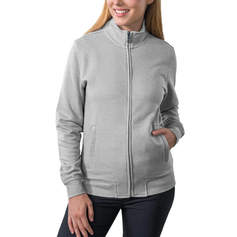 HRM Women's 1002 Grey Melange Regular Hoodie