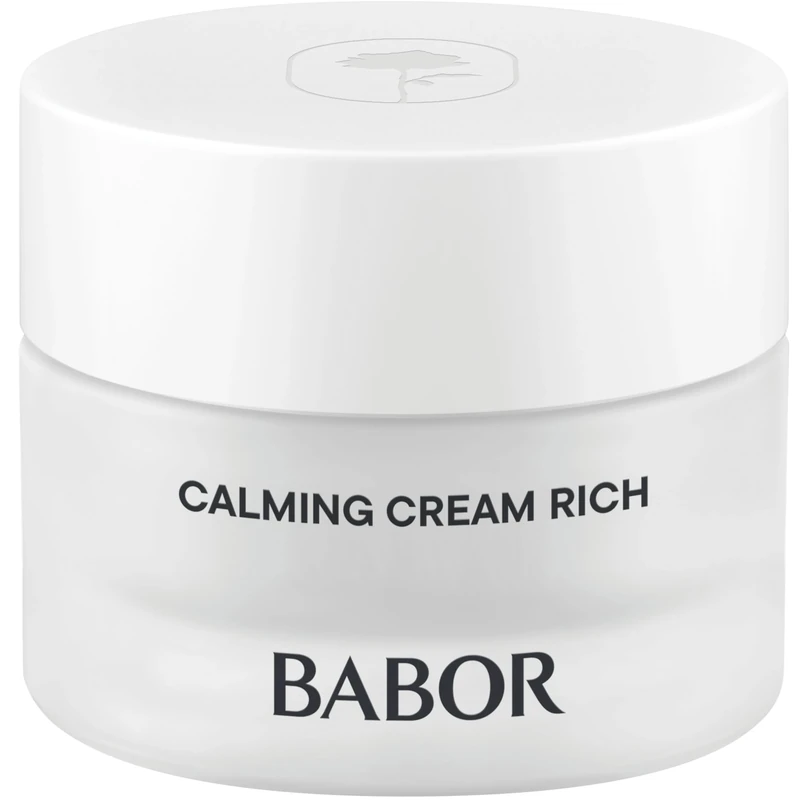 BABOR SKINOVAGE Calming Cream Rich, Rich Face Cream for Sensitive Skin, Soothing Moisturizer without Dyes or Fragrances, Vegan, 50 ml