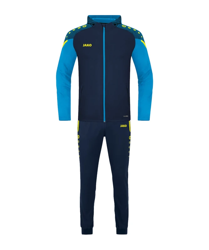 JAKO Men's Performance Tracksuit, Navy Blue, M