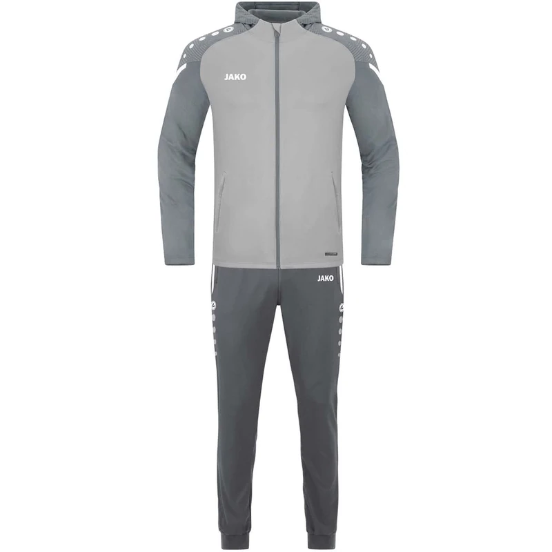 JAKO Women's Performance Tracksuit, Soft Grey/Stone Grey, 42 - Image 1