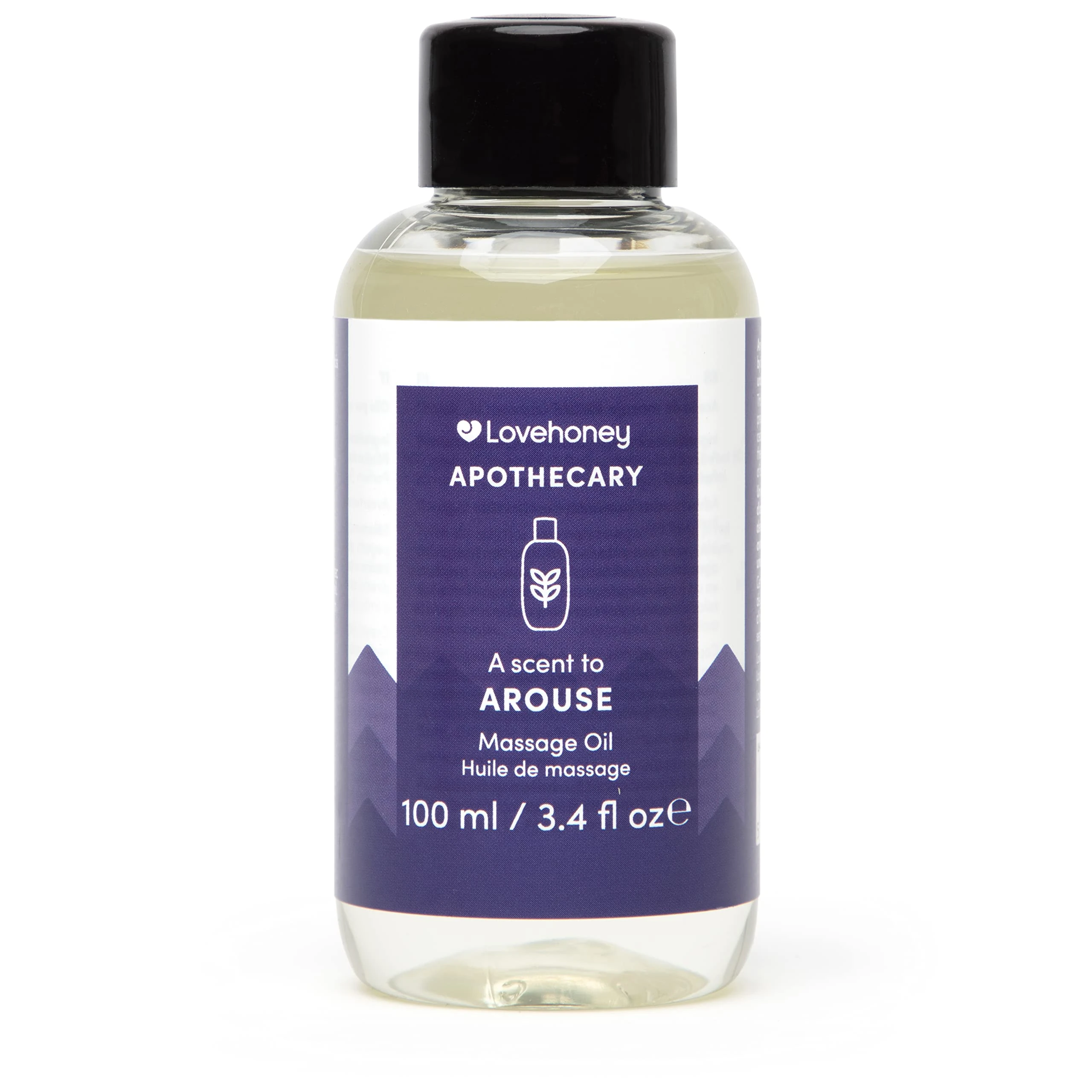 Lovehoney Apothecary Rose & Jasmine Massage Oil 100ml - Stimulating for Couples - Relaxing Body Massage Oil with Cedarwood Notes - Vegetarian Friendly