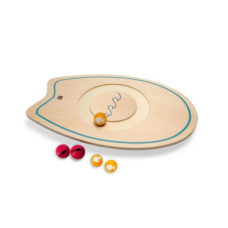 Bs Toys Outdoor Toys Balance Surfboard - 50 cm - Wood Natural