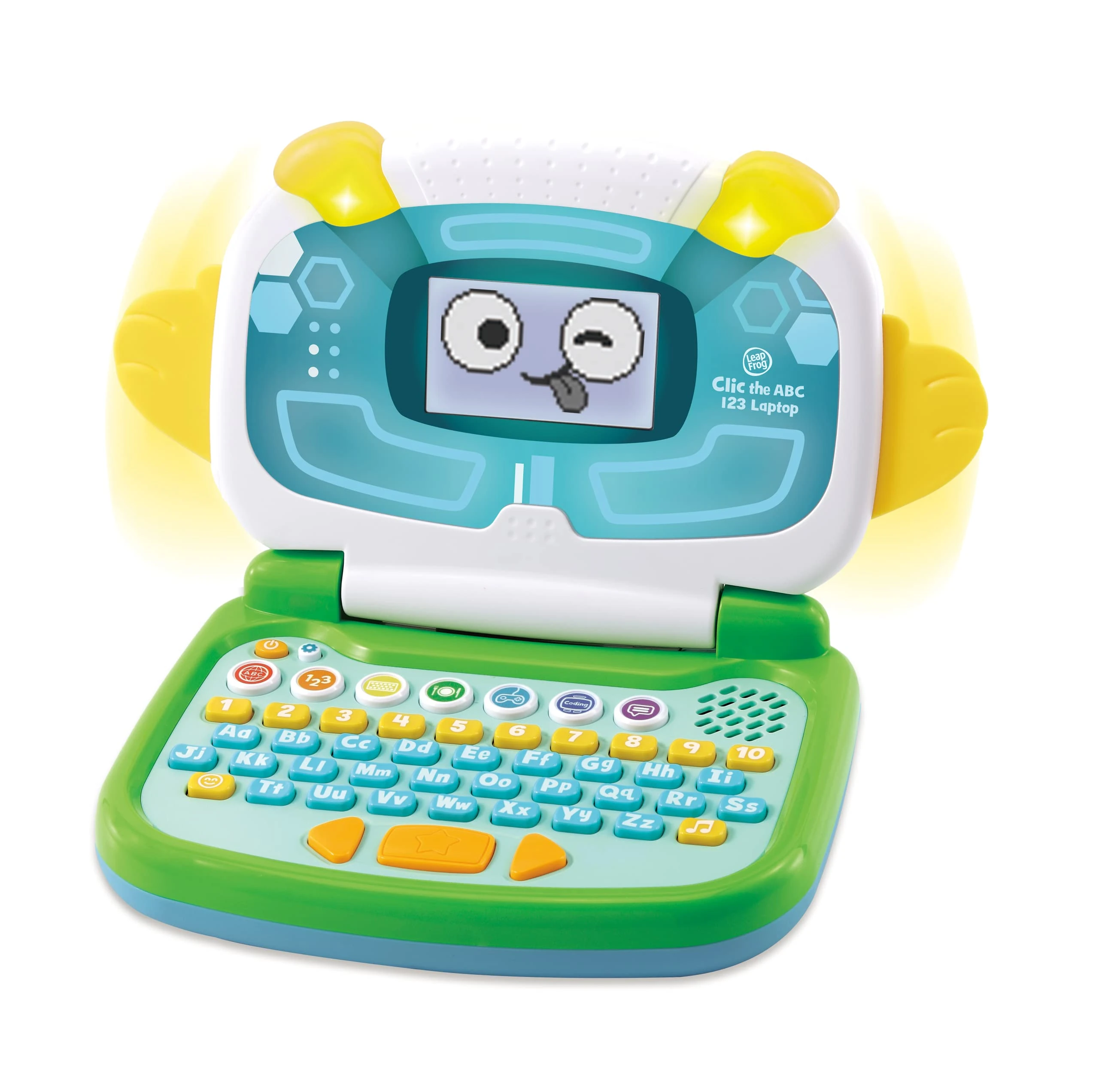 Leapfrog Clic the ABC 123 Laptop | Interactive Learning Laptop for Kids with Letters & Numbers | Suitable for Boys & Girls 3, 4, 5, 6+ Years