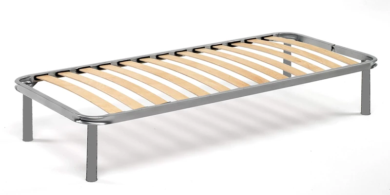 Talamo Italia - Single bed base Manila, Orthopedic base in birch plywood with 13 slats, 100% Made in Italy, Cm 90x180h 34,
