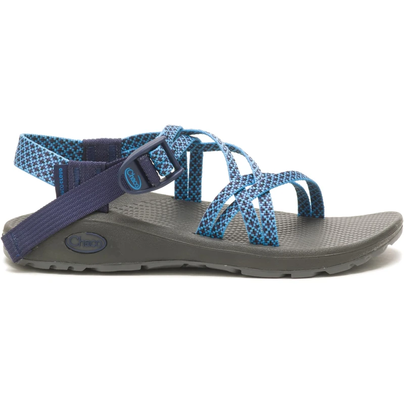Chaco Women's Zx/1 Cloud Outdoor Sandal, Puzzle Azure Blue, 6 UK