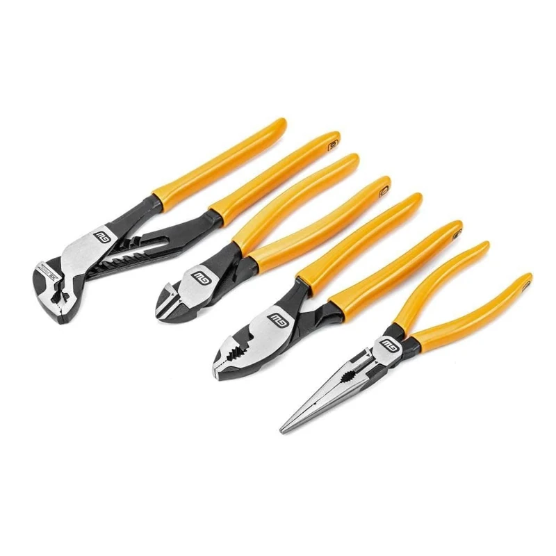 GearWrench 82203-06 Dipped Mixed Dual Material Plier Set, 4 Piece