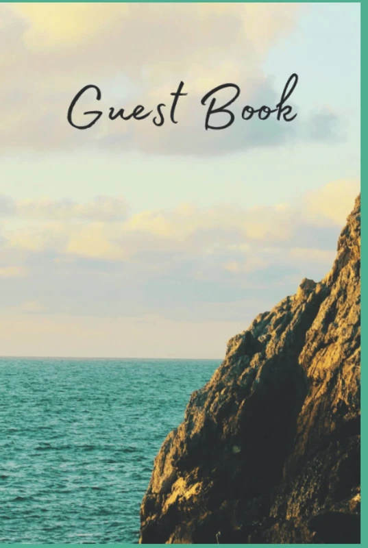 Guest Book Beach House: Visitor Guest Book For Beach House Vacation Rental Guest House