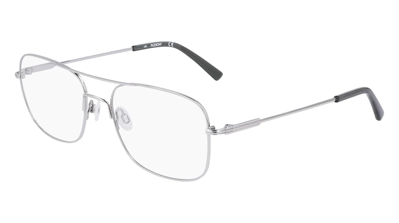 Flexon H6060 040 Shiny Silver Eyewear Man, Navigator, 58