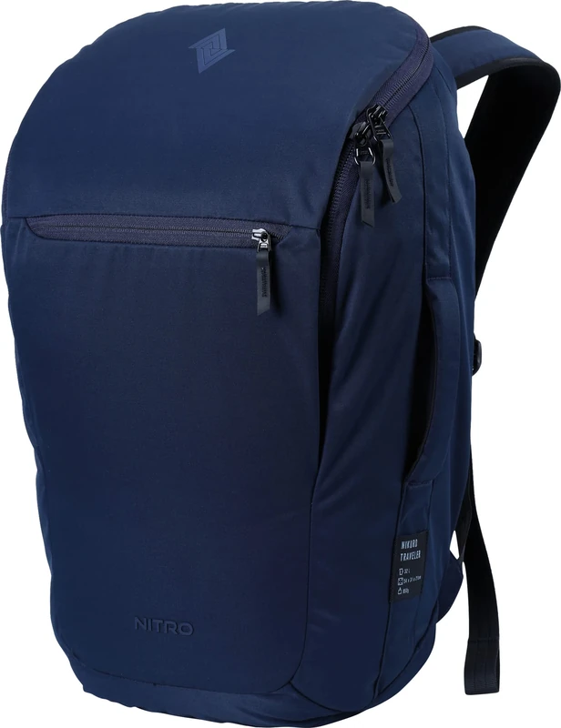 Nikuro Traveller | Travel Bag | Everyday Backpack | Daypack | Laptop & School Backpack | Removable Packing Cube and Integrated Hygiene Compartment, Night sky, standard size, Utility