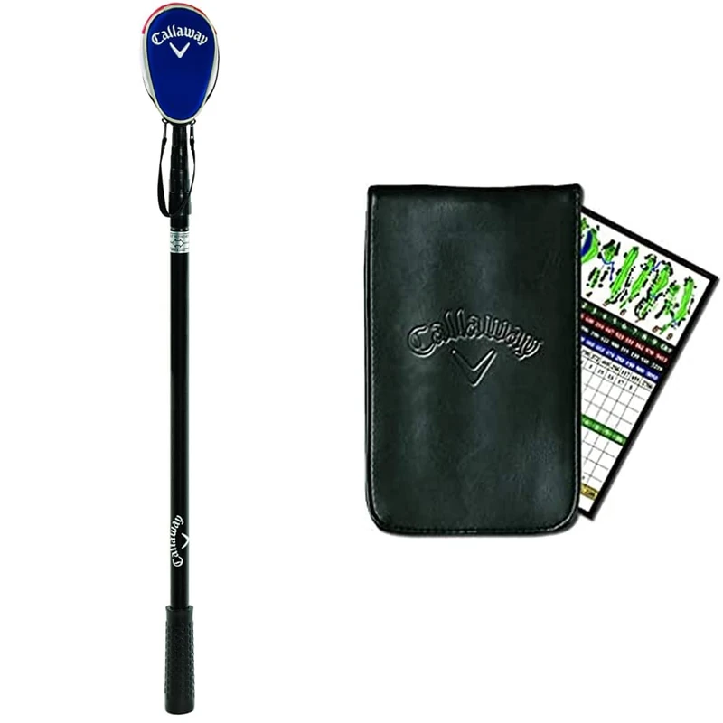 Callaway Men's C10400 sporting goods, Black, 4.57m UK & Men's scorecard holder, Black, 6 UK
