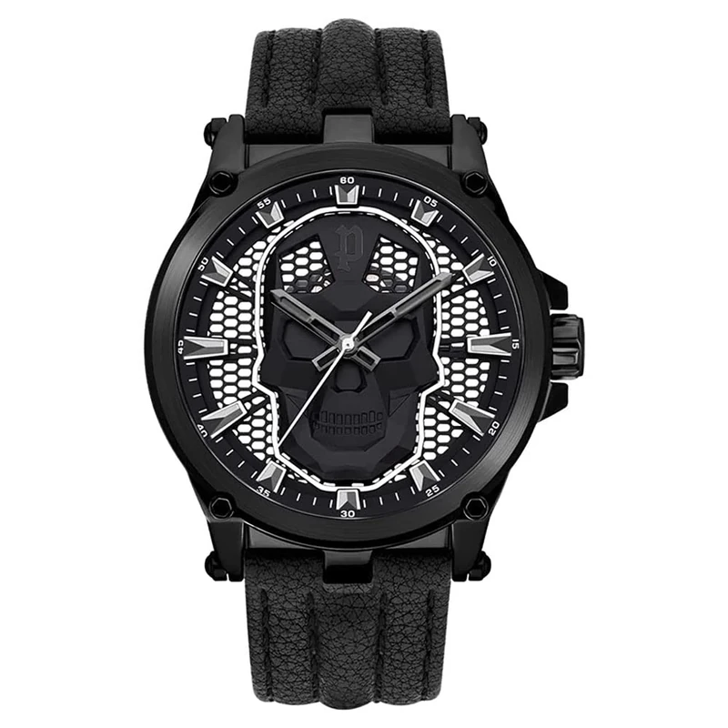 Police Men Analog Quartz Watch with Leather Strap PEWJA2108203