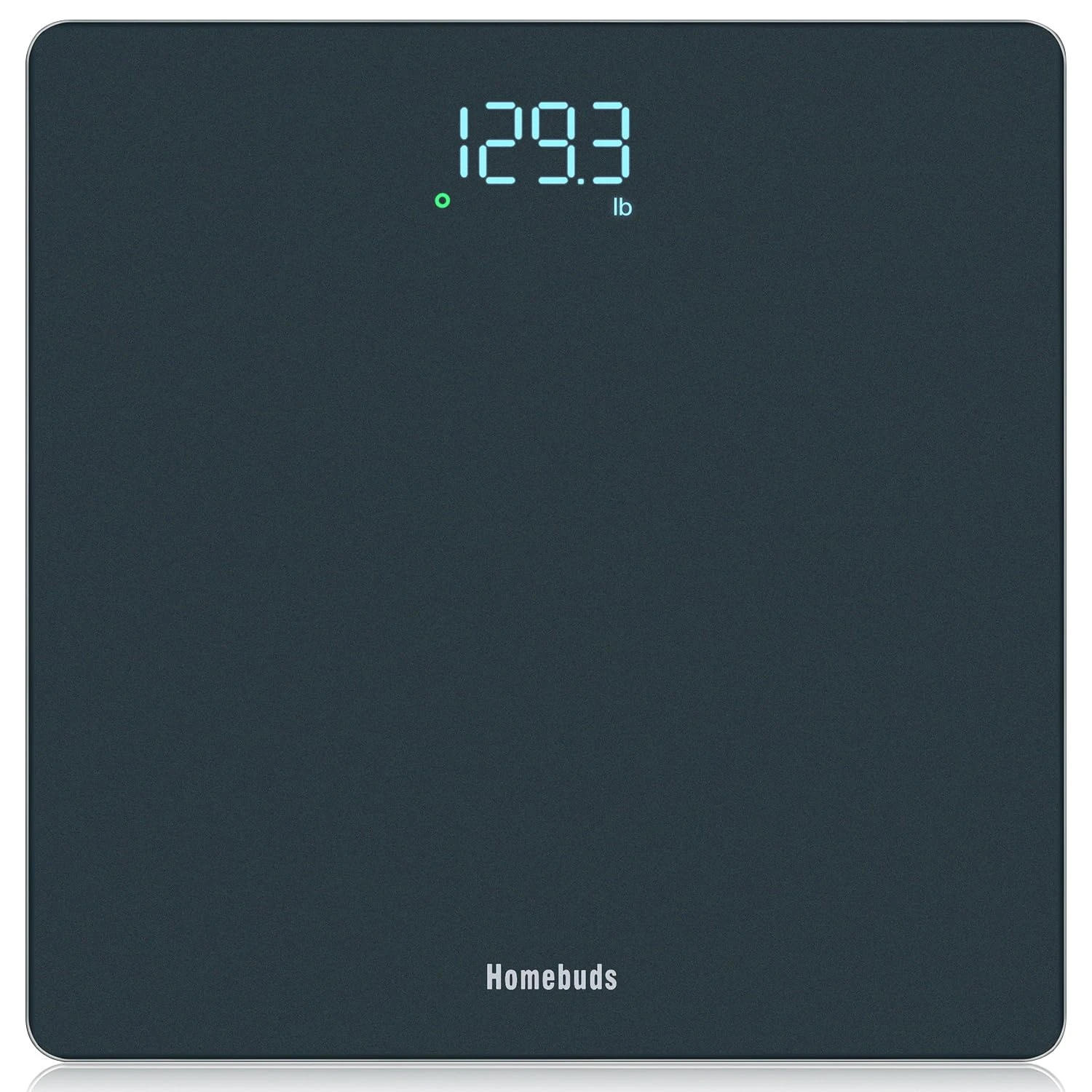 Homebuds Bathroom Scales for Body Weight, High Precision Assured by Weighing Scales Professional Factory SINCE 2001, LED Display and Step-On, 3*AAA Batteries Included, 400lb/182kg/28st, Blue