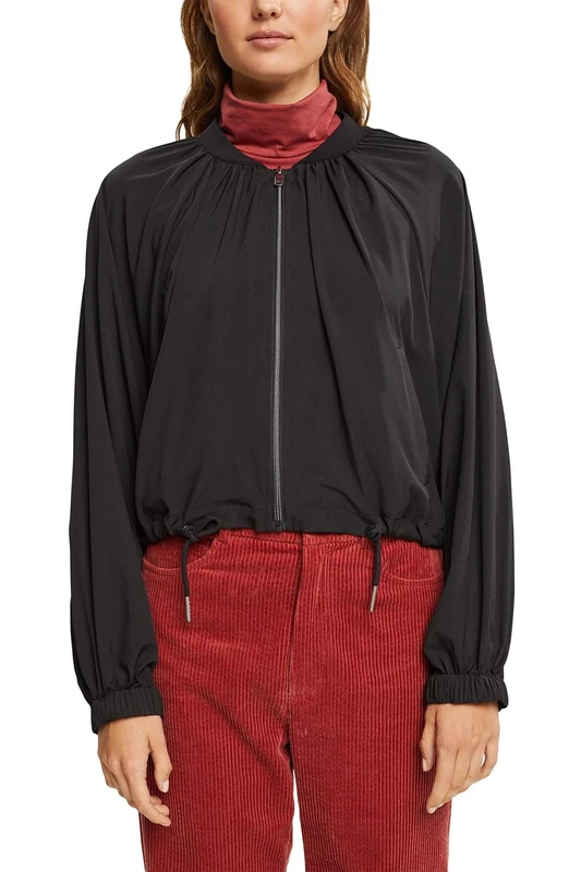 edc by Esprit Women's 102cc1g309 Jacket, 001/Black, M UK