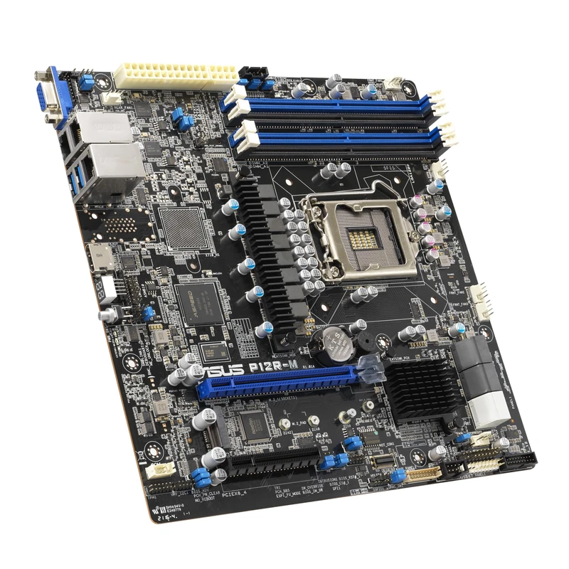 ASUS P12R-M Server (Socket 1200/C252/DDR4/S-ATA 6Gb/s/U ATX) - Image 1