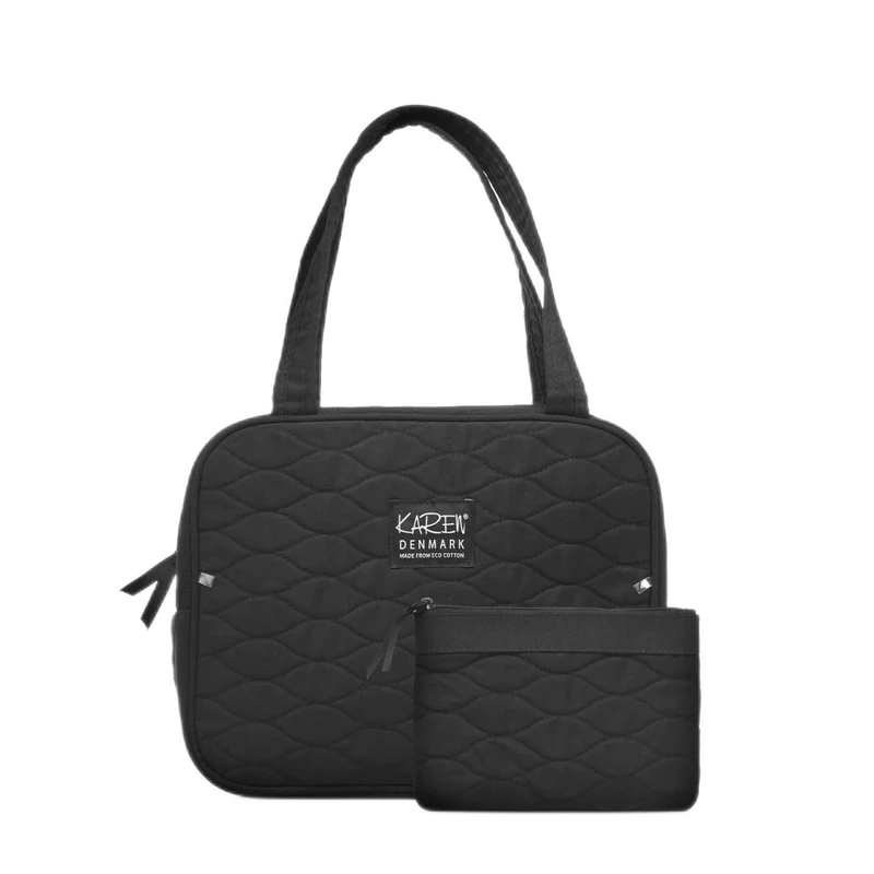 CIMI Karen Denmark Toiletry Bag 2 Parts Set Black