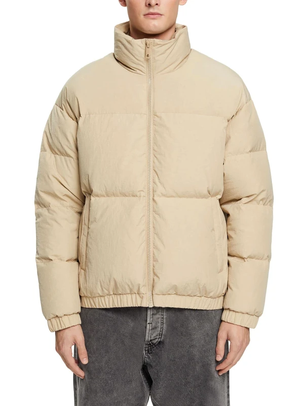 ESPRIT Men's 102ee2g313 Jacket, 270/Beige, XL