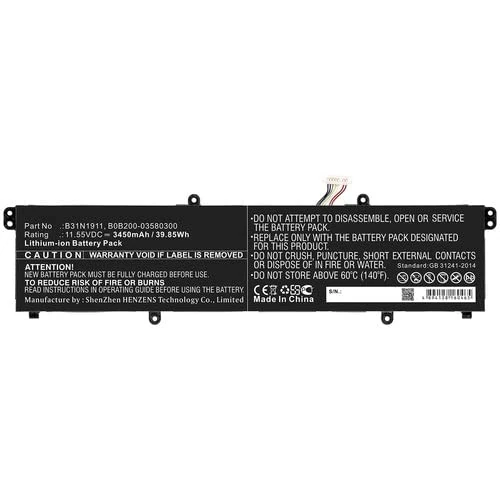 DLH - MOBILE ACCESSORIES 11.55V 3450mAh 40WH LI-POL Battery – ASUS B31N1911 / C31N19
