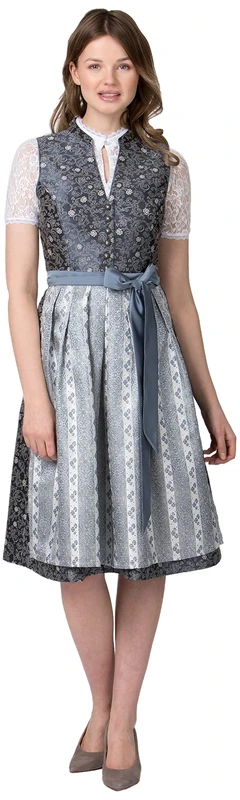 Stockerpoint Women's Kalea Dirndl Dress, Blue, 10