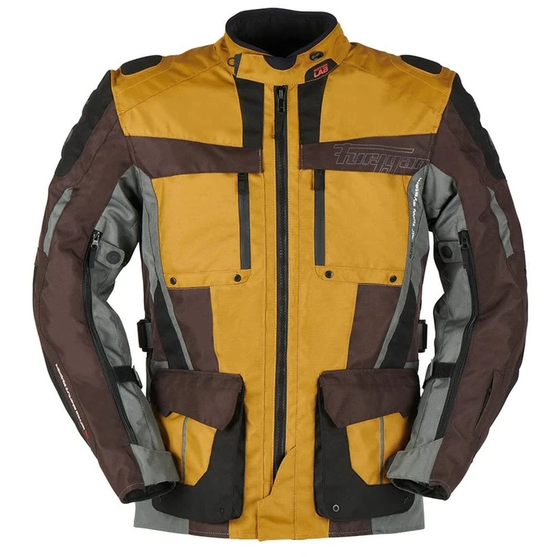 Furygan BREVENT 3IN1-Motorbike Jacket-Touring & Adventure–CE EPI Certified-All Seasons–3IN1 Waterproof, Wind-Block & Warm-Long Trip-D3O Protection-Abrasion Resistant