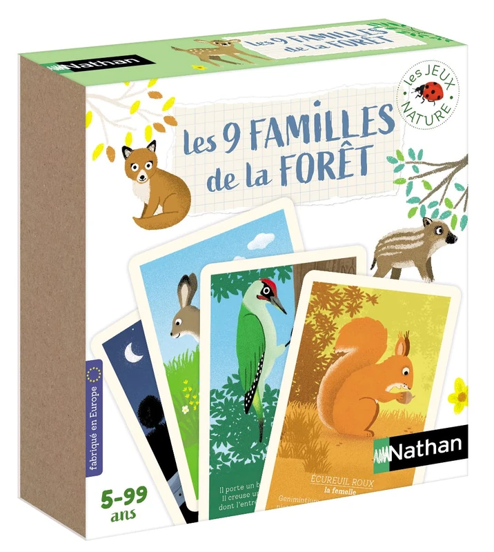 Nathan Forest FAMILIES - Educational Animal Card Game